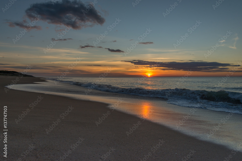 Sunrise at the beach