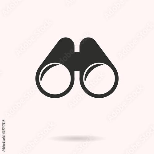 Binocular - vector icon.