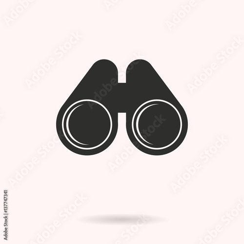 Binocular - vector icon.
