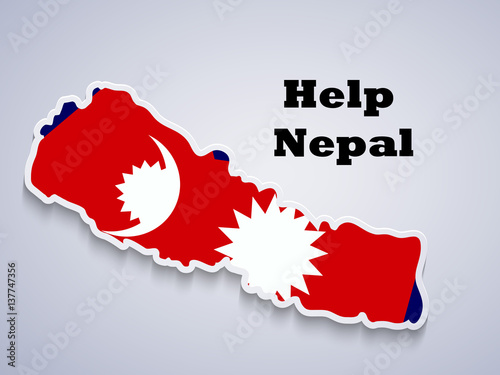 Illustration of background for Nepal Earthquake Background