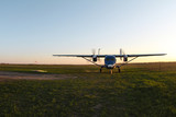 The twin-engine aiplane
