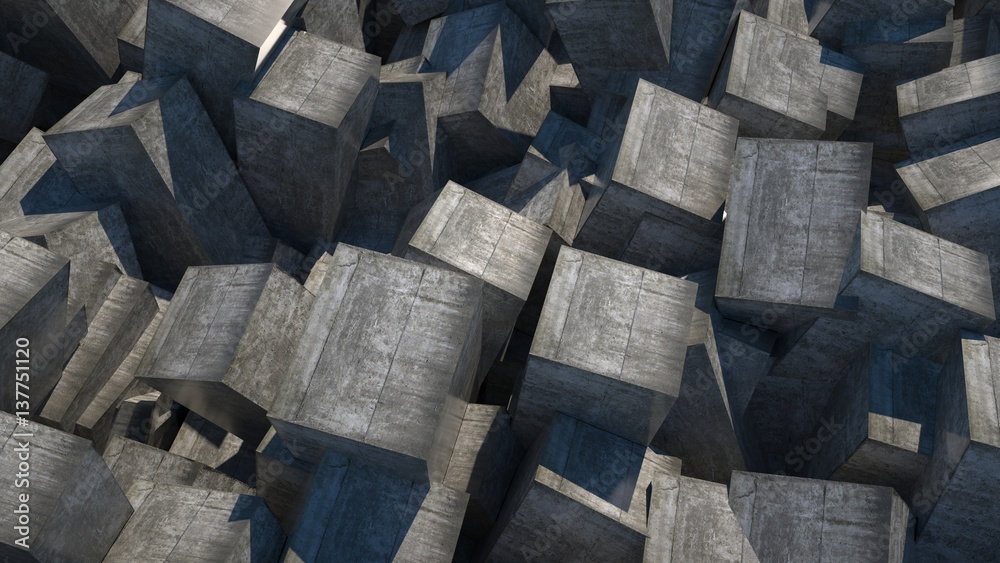 Abstract concrete background, 3 d render Abstract concrete background, 3 d render