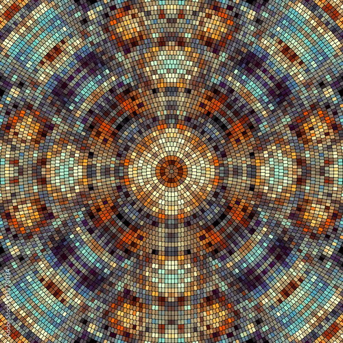 Seamless mosaic pattern