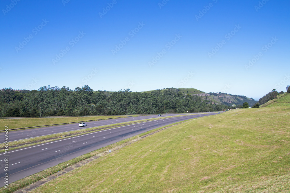 Quiet N3 Highway and Green Countryside
