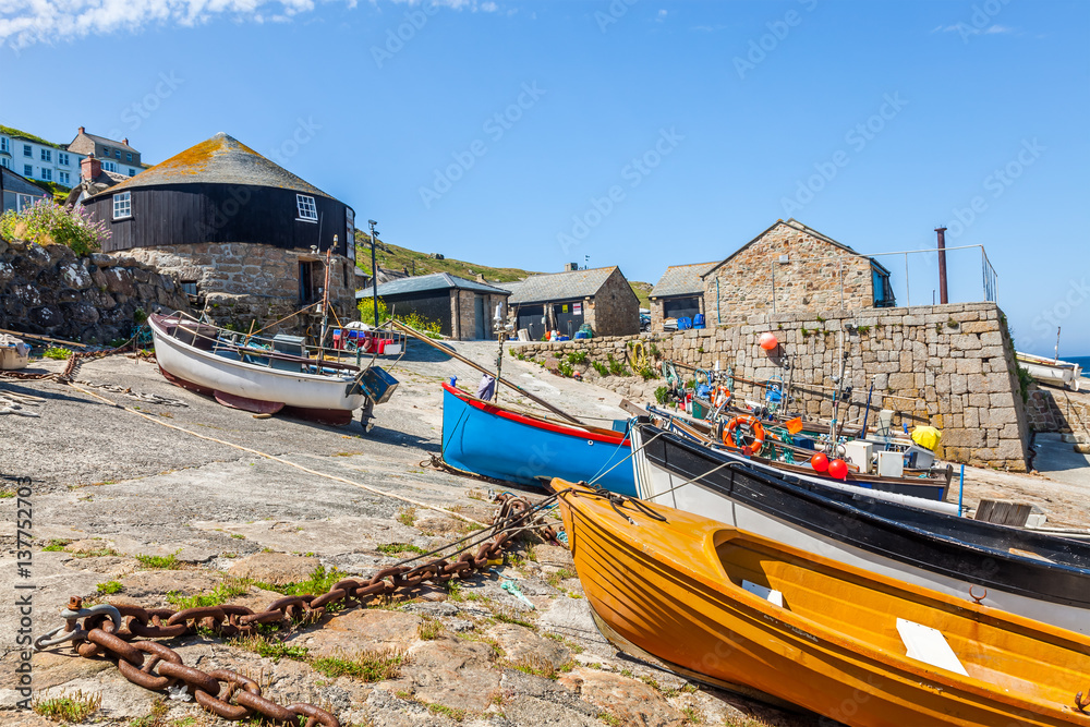 Naklejka premium Sennen Cove Harbour Cornwall
