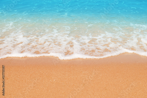 Wave & Sand beach background 