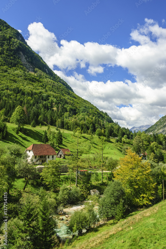 Naturidylle in den slowenischen Alpen