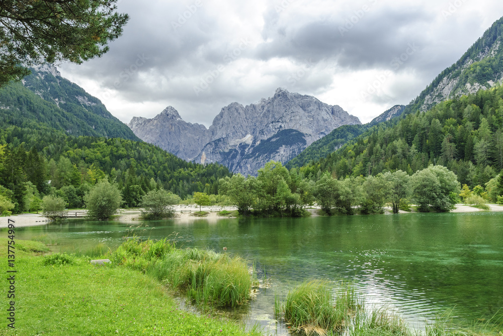 am Jasna-See bei Kranjska Gora