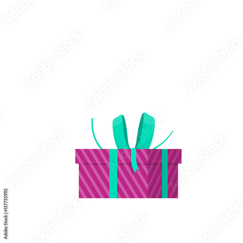 Colorfull gift boxes on white background