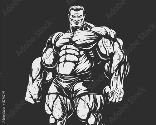Bodybuilder strict coach