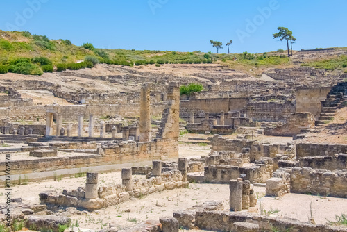 Kamiros ruins. Rhodes, Greece