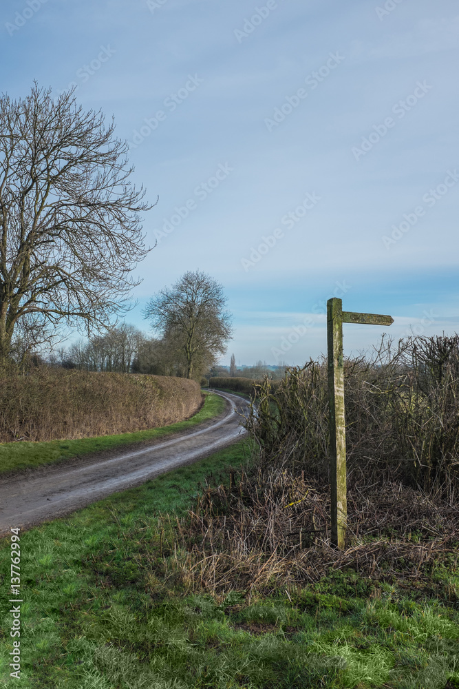 Fototapeta premium public footpath