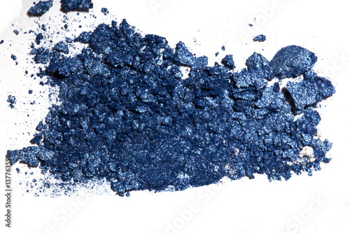 Obraz na płótnie Sample eyeshadows on a white background.