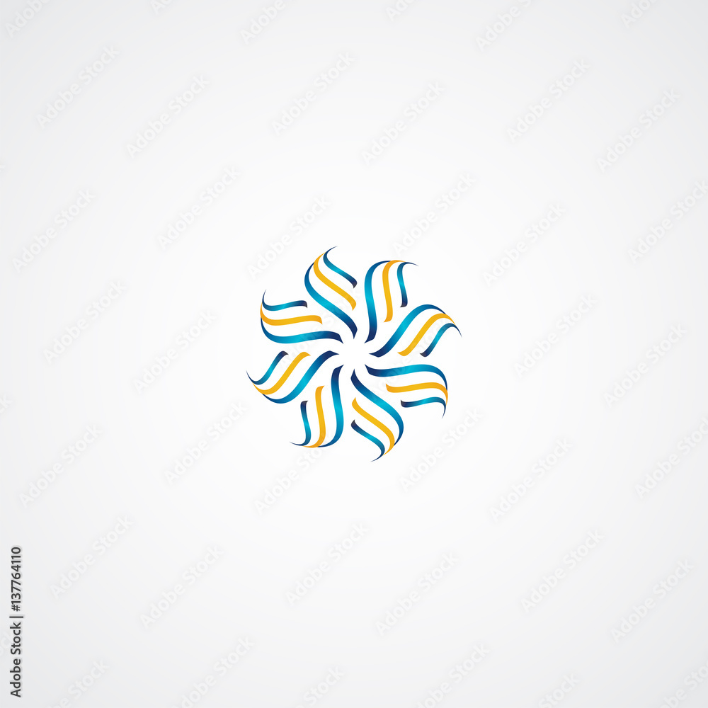Fan Flower Logo Fan Flower Logo