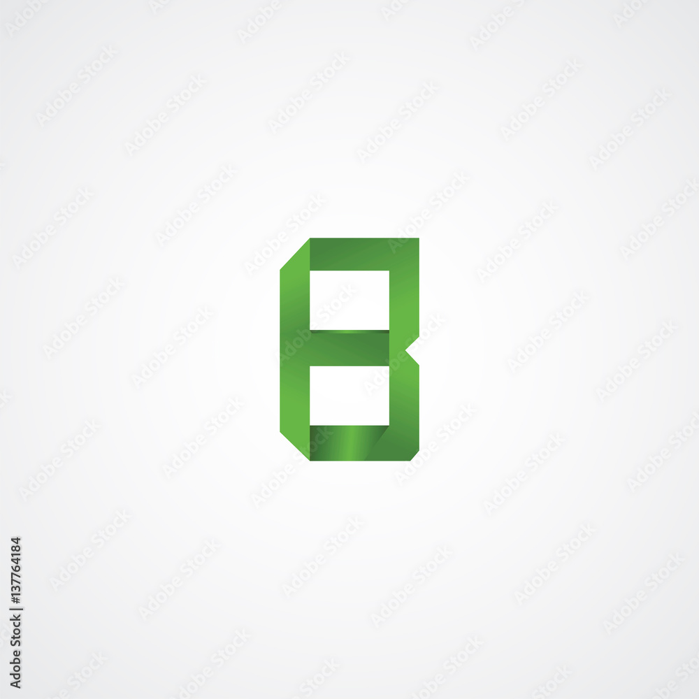 Abstract Ribbon Letter B Logo Abstract Ribbon Letter B Logo