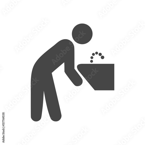 Water Fountain icon - Illustration