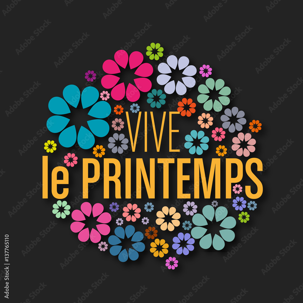 vive le printemps Adobe Stock