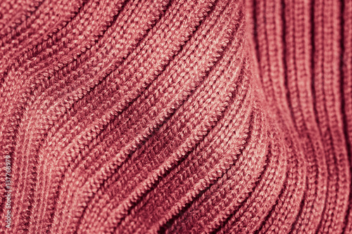 Knitted fabric wool texture close up