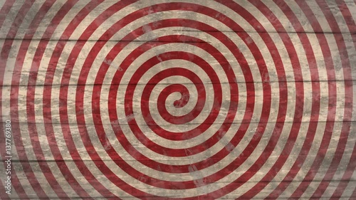 Circus/freak show/fair vintage spiral wooden background. Seamless loop, with flashing vignette. Ideal as a backdrop for creepy, circus, fair or western themed project. 4K, 60fps