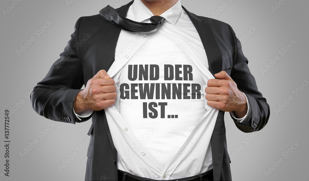 Und der Gewinner ist... Stock-Foto | Adobe Stock