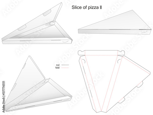 die stamp slice portion of pizza cake