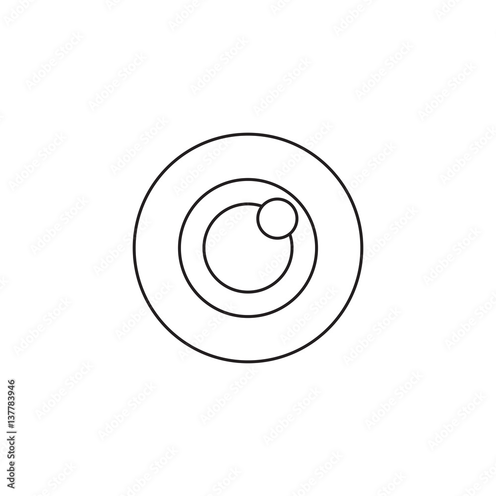 Bulls eye icon vector, target solid logo illustration, pictogram isolated on white Bulls eye icon vector, target solid logo illustration, pictogram isolated on white