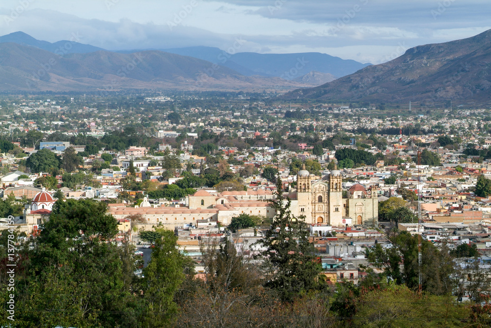View at Oaxaca city