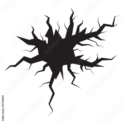 vector crack background