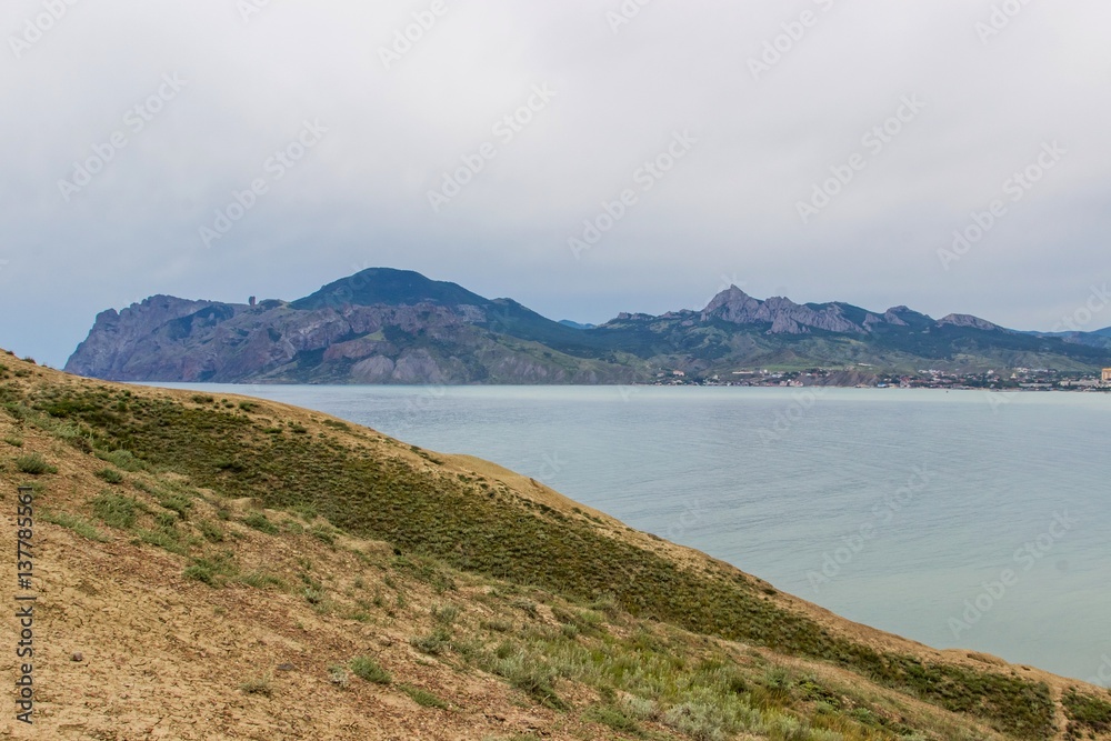Landscape of  Southern coast of Crimea