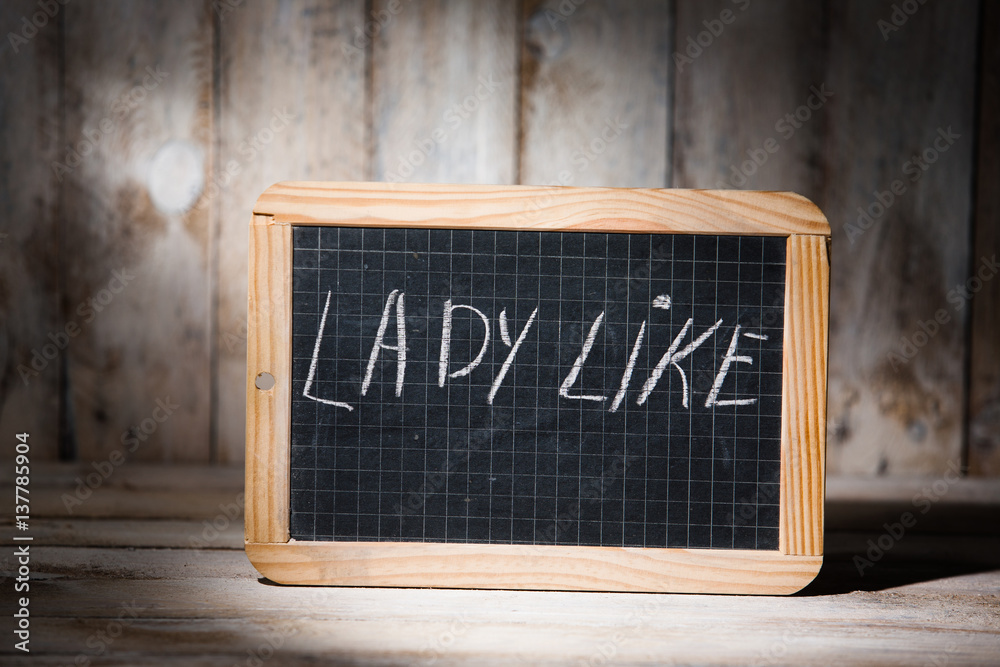 Fototapeta premium Concept written with chalk on blackboard