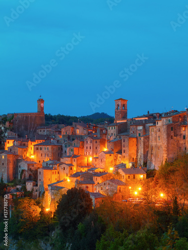 Sorano beautiful and cozy medieval town in the Grosseto of province