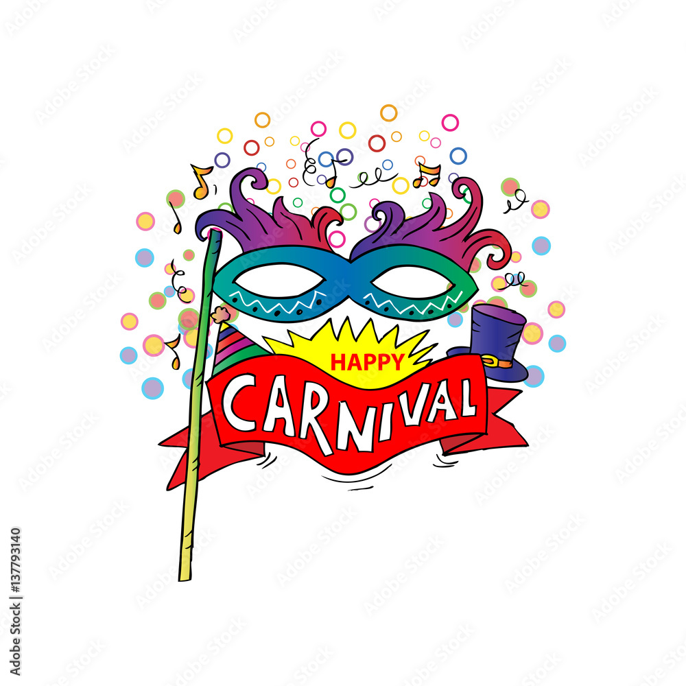 Happy Carnival Festive Concept
