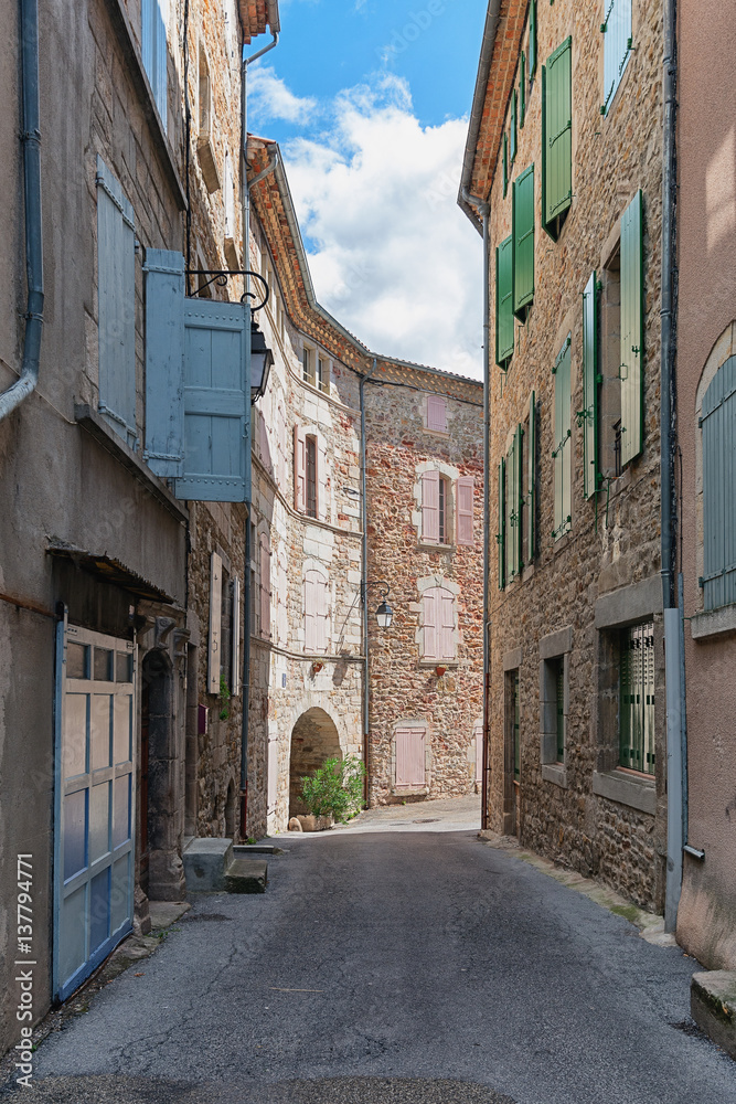 Obraz premium impression of the town Largentiere