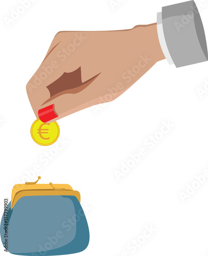 Purse money coin