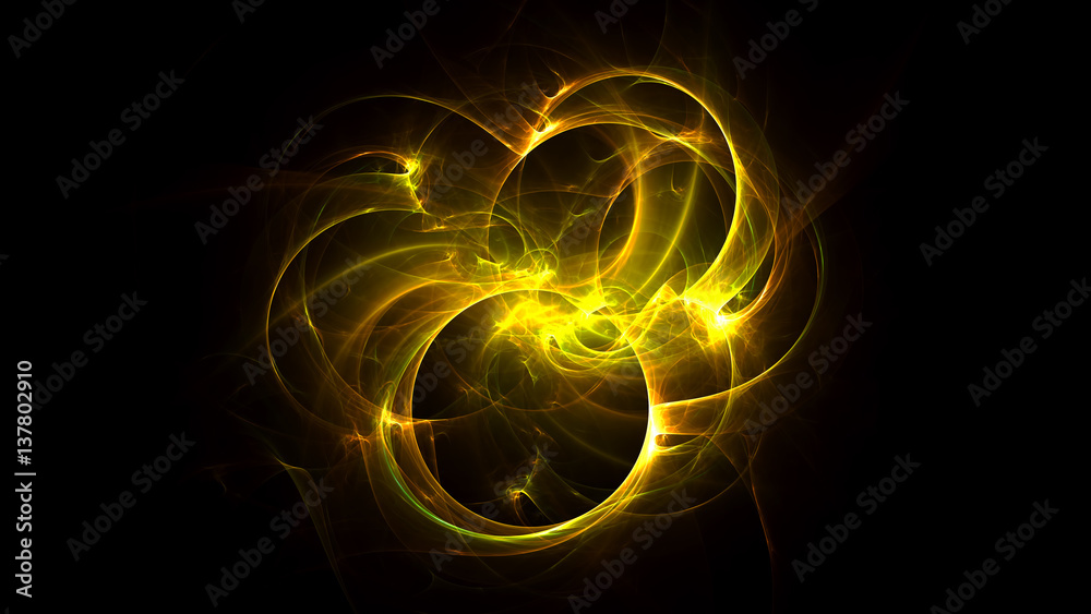 3D rendering abstract fractal light background 3D rendering abstract fractal light background