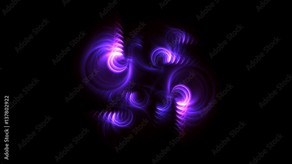 3D rendering abstract fractal light background 3D rendering abstract fractal light background