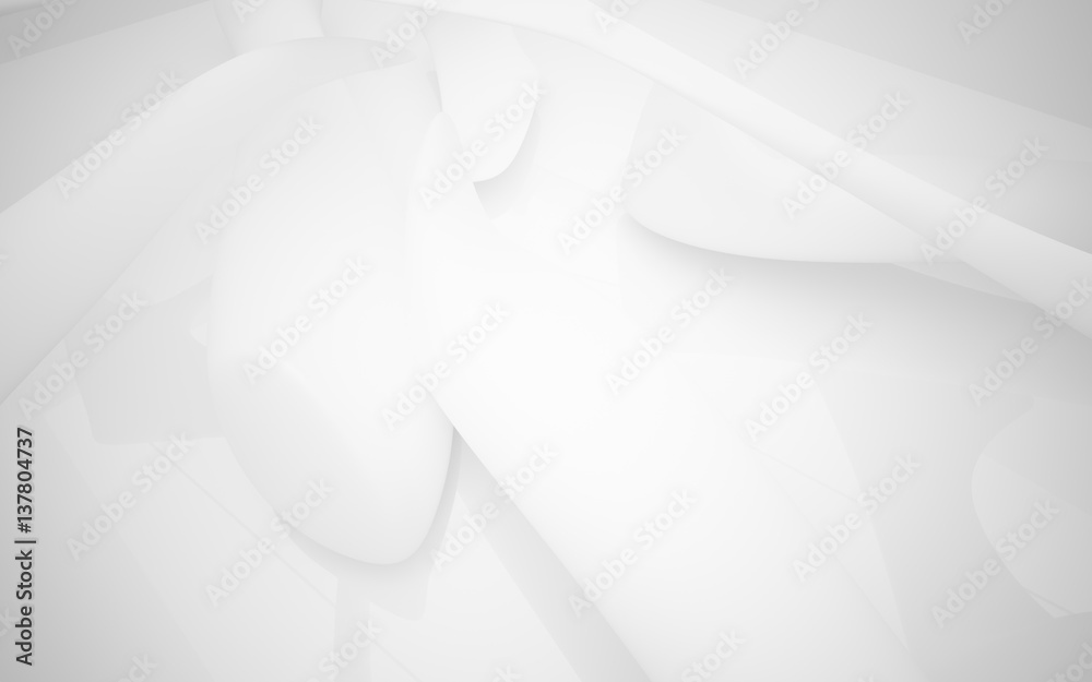 White smooth abstract architectural background whith gray lines . 3D illustration and rendering White smooth abstract architectural background whith gray lines . 3D illustration and rendering