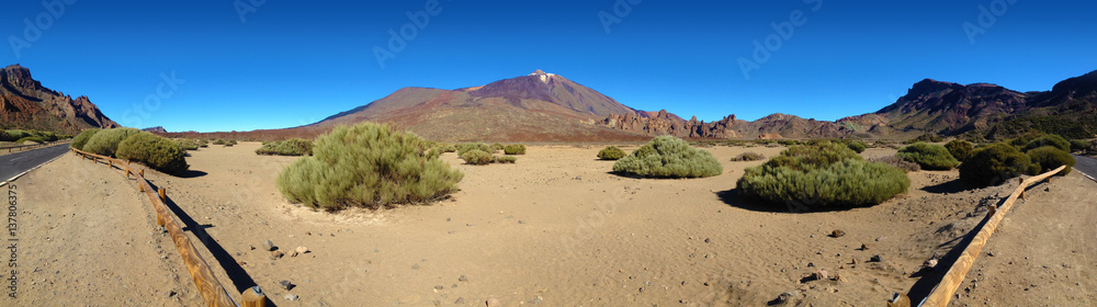 Panorama am Pico del Teide, Teneriffa, Spanien