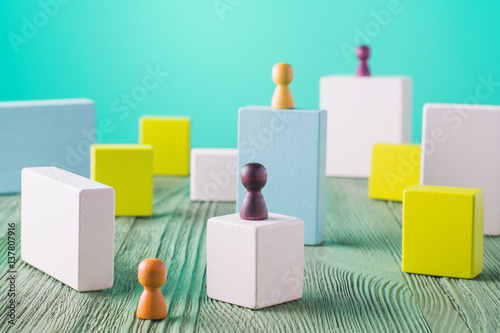 Achieving success. Business competition. Career, social status, business metaphor. The concept of unequal competition. 