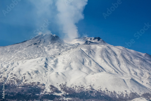 Etna vista aerea versante rifugio Citelli photo