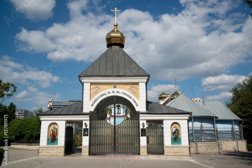 Ciuflea Monastery, Chisinau, Republic of Moldova. Was found by two brothers in 1858, A romanian merchants who emigrated from Macedonia to Bessarabia in 1821. photo