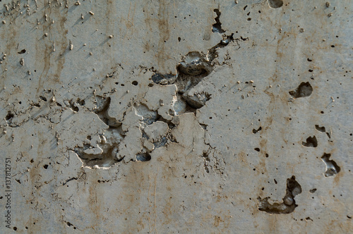 wall construct texture with crack in gray tone