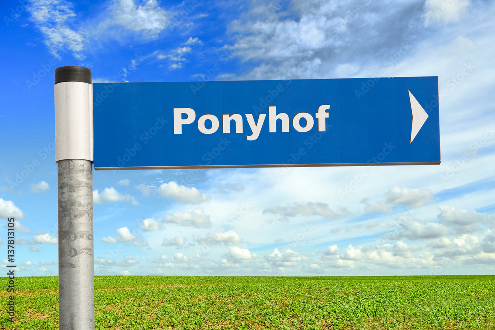 Schild 161 - Ponyhof