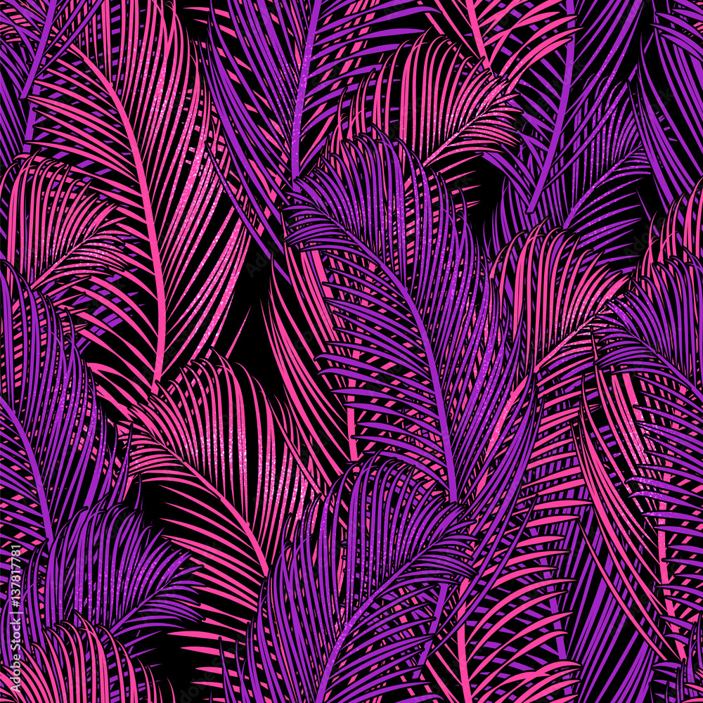 Fototapeta premium Seamless tropical pattern