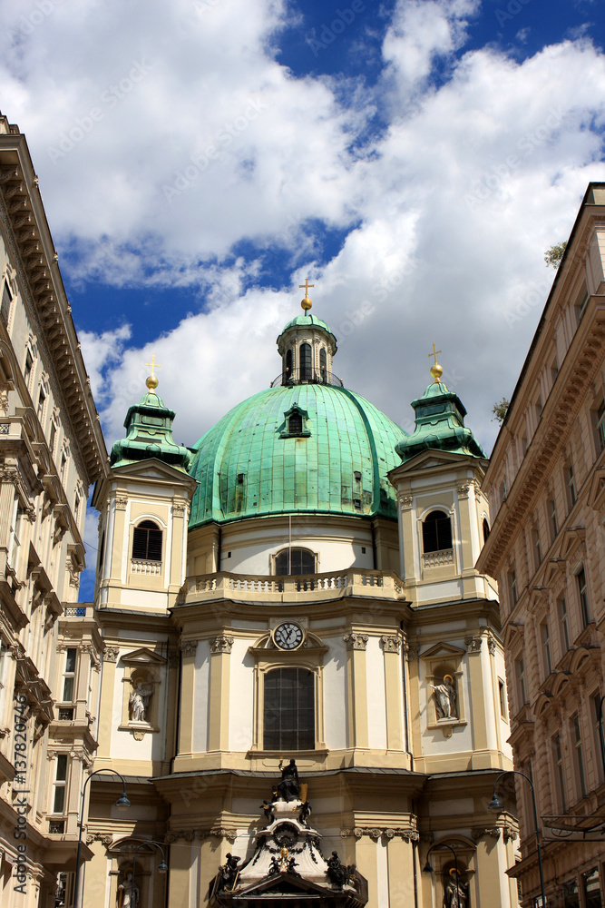 St. Peter`s Church, Peterskirche, Roman Catholic parish church in Vienna, Austria