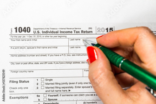 U.S. Individual income tax return. tax 1040