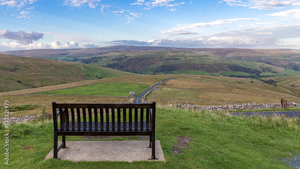 Buttertubs Pass between Thwaite and Simonstone, Yorkshire Dales, North Yorkshire, England, UK