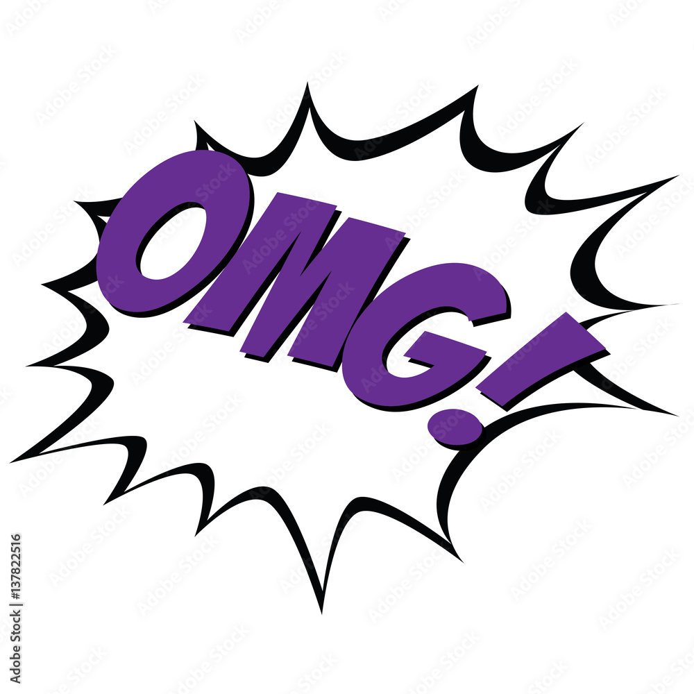 Obraz premium Isolated comic bubble speech on a white background, Vector illustration