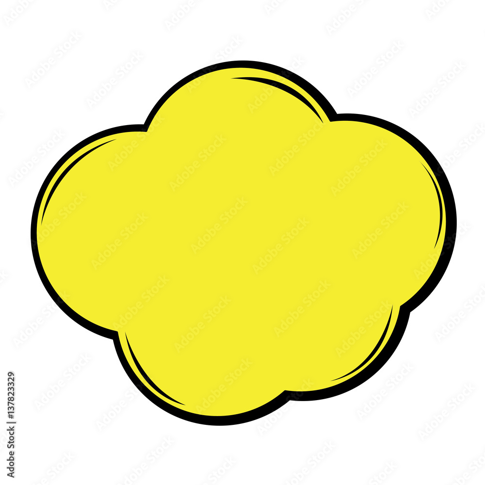 Isolated comic bubble speech on a white background, Vector illustration Isolated comic bubble speech on a white background, Vector illustration