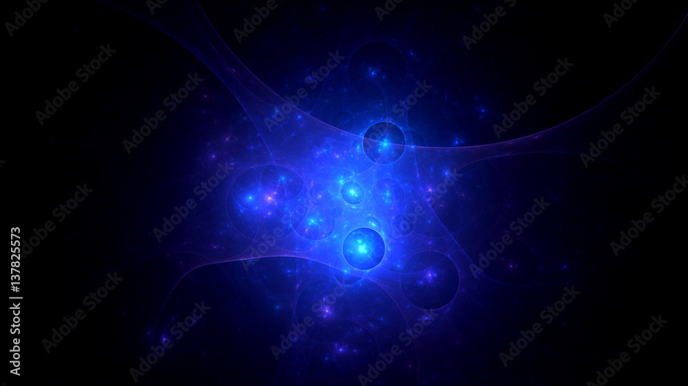 3D rendering abstract fractal light background 3D rendering abstract fractal light background